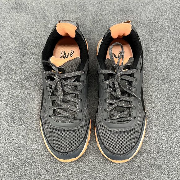 Reebok Sneakers Womens 8 Gray Coral Ortholite Trail Running Athletic Shoes - Picture 7 of 16